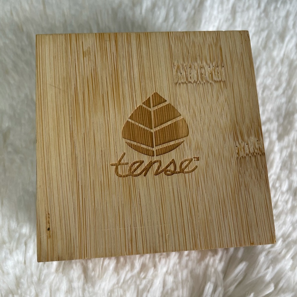 Tense Walnut Watch & Wood Box NIB Leather NWT - Picture 12 of 13